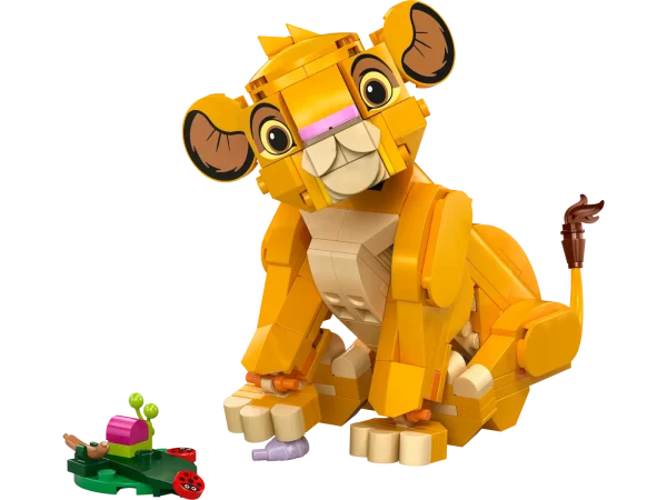 Appeal to kids and The Lion King fans aged 6+ with this fun gift of a LEGO® ǀ Disney Simba the Lion King Cub (43243) play-and-display building toy, featuring a buildable character model that celebrates The Lion King’s 30th anniversary. The precocious baby Simba LEGO ǀ Disney animal figure from the hit movie has a rotating head and movable legs and tail, and it comes with a leaf and 4 ’bugs’ for ’food’. This kids’ buildable playset makes a fun Disney gift idea for children and movie-lovers, looks great on display in any room and is packed with features and functions to inspire the best imaginative play. It works well with other LEGO ǀ Disney building sets for kids in the series (sold separately) and is also a great size for pick-up-and-play portability. To add to the fun, kids can enjoy an easy and intuitive building adventure with the LEGO Builder app, where they can zoom in and rotate models in 3D, save sets and track their progress. Buildable toy for kids – Treat girls and boys aged 6+ to this Simba the Lion King Cub buildable figure playset that’s ready for imaginative role play and makes a fun display afterwards Celebrate a milestone – This kids’ building toy features a Simba LEGO® ǀ Disney animal figure from The Lion King, plus a small leaf build with 4 ’bugs’, to celebrate The Lion King’s 30th anniversary Moving parts – The buildable toy Simba LEGO® ǀ Disney animal figure has a rotating head and movable legs and tail, and it can be posed either standing up or sitting down Building set for kids – Create Simba and his ’food’, play out fun stories and then set the model on display in a variety of poses, standing, sitting or lying down, once playtime is over Disney gift for kids aged 6+ – A building toy set featuring a Disney character with functions and accessories that makes a fun gift for movie fans, girls and boys who deserve an everyday treat LEGO® ǀ Disney play – Add this building toy to the extensive range of compatible LEGO building toys and LEGO ǀ Disney buildable sets (sold separately) in the series Expand life skills – With a LEGO® ǀ Disney buildable character and a small side build and functions to enhance display, this kids’ construction toy helps foster life skills through fun Measurements – This 222-piece play-and-display building set features a buildable Simba figure standing over 4 in. (11 cm) tall