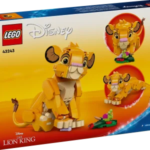 Appeal to kids and The Lion King fans aged 6+ with this fun gift of a LEGO® ǀ Disney Simba the Lion King Cub (43243) play-and-display building toy, featuring a buildable character model that celebrates The Lion King’s 30th anniversary. The precocious baby Simba LEGO ǀ Disney animal figure from the hit movie has a rotating head and movable legs and tail, and it comes with a leaf and 4 ’bugs’ for ’food’. This kids’ buildable playset makes a fun Disney gift idea for children and movie-lovers, looks great on display in any room and is packed with features and functions to inspire the best imaginative play. It works well with other LEGO ǀ Disney building sets for kids in the series (sold separately) and is also a great size for pick-up-and-play portability. To add to the fun, kids can enjoy an easy and intuitive building adventure with the LEGO Builder app, where they can zoom in and rotate models in 3D, save sets and track their progress. Buildable toy for kids – Treat girls and boys aged 6+ to this Simba the Lion King Cub buildable figure playset that’s ready for imaginative role play and makes a fun display afterwards Celebrate a milestone – This kids’ building toy features a Simba LEGO® ǀ Disney animal figure from The Lion King, plus a small leaf build with 4 ’bugs’, to celebrate The Lion King’s 30th anniversary Moving parts – The buildable toy Simba LEGO® ǀ Disney animal figure has a rotating head and movable legs and tail, and it can be posed either standing up or sitting down Building set for kids – Create Simba and his ’food’, play out fun stories and then set the model on display in a variety of poses, standing, sitting or lying down, once playtime is over Disney gift for kids aged 6+ – A building toy set featuring a Disney character with functions and accessories that makes a fun gift for movie fans, girls and boys who deserve an everyday treat LEGO® ǀ Disney play – Add this building toy to the extensive range of compatible LEGO building toys and LEGO ǀ Disney buildable sets (sold separately) in the series Expand life skills – With a LEGO® ǀ Disney buildable character and a small side build and functions to enhance display, this kids’ construction toy helps foster life skills through fun Measurements – This 222-piece play-and-display building set features a buildable Simba figure standing over 4 in. (11 cm) tall