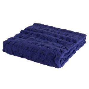 The Concierge Collection Checker Woven Knit Throw in Navy is a stylish and cozy addition to any living space, offering warmth and a touch of elegance. Made from soft, high-quality woven knit fabric, this throw features a classic checker pattern that adds texture and visual interest. The navy color enhances its timeless appeal, making it versatile enough to complement various decor styles. Perfect for snuggling up on chilly days or as an accent draped over a sofa or bed, this throw combines both comfort and sophisticated design.