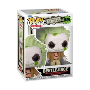 Beetlejuice 2 Beetlejuice Funko Pop! Vinyl Figure #1689: The haunting isn’t over yet! From Tim Burton's 2024 film, Beetlejuice has more tricks up his sleeve! Say his name three times to summon this ghost to your Beetlejuice Funko Pop! collection! This Beetlejuice 2 Beetlejuice Funko Pop! Vinyl Figure #1689 measures approximately 4 1/2-inches tall and comes packaged in a window display box. Surprise! Surprise! This very special item might have limited variants randomly inserted throughout the production run. If extra lucky, you could potentially receive one of these highly sought-after ultra-rare collectibles when you order this item! Please note that we cannot accept requests for specific variants upon ordering, nor can we accept returns of opened items. And the item you receive may be slightly different from the standard edition pictured. Some attached images may include a picture of the prized variant. In case you didn't know: What is a "chase variant" and why is it so special? Well, variants are slightly different productions made in limited number and inserted into the standard production run. Kind of like a golden ticket, you just never know when you might receive one! These variants are often called chase items because they're the versions that the most enthusiastic collectors are always chasing after to get. When you purchase multiple units, it can increase your chance of landing one of these popular treasures. However, chase pieces are not guaranteed. For ages 3 and up.