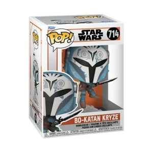 Put on your jetpack and take flight with Pop! Bo-Katan Kryze™! This Mandalorian™ is on a mission to reclaim Mandalore™, and with the Dark Saber™ in her possession, she is one step closer! Complete your collection when you welcome her to the ranks of your Star Wars: The Mandalorian™ lineup. Vinyl figure is approximately 5.1-inches tall.