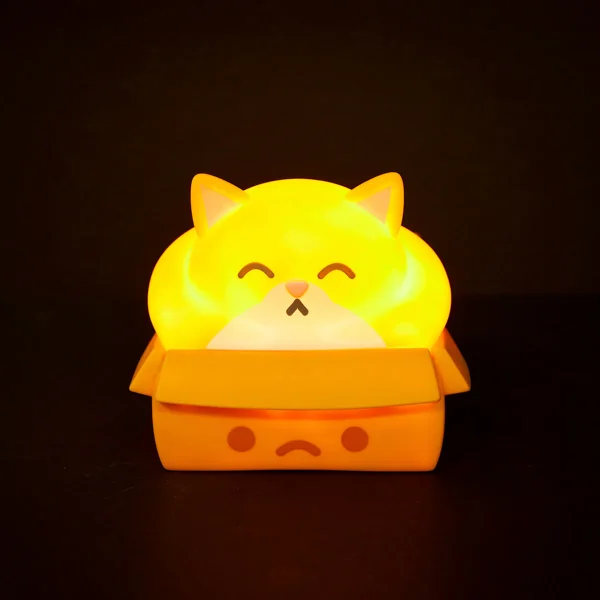 There’s more to love with Chonky Trash Kitty night light as he lights up all the mess in your life! Features: LED light On/Off switch Touch activated: Just tap to turn on! 1-hour auto shut-off to elongate battery life Specs: Dimensions: 4″ x 4″ x 3.5″ Weight: 0.4 lbs 3 AAA Batteries required (not included)