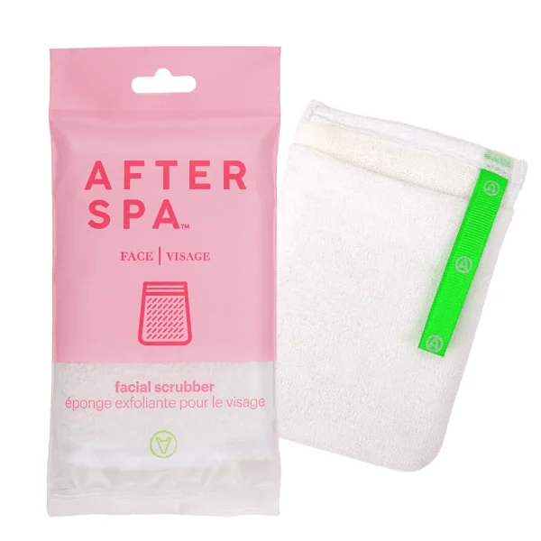 The Afterspa Facial Scrubber Is Clinically Tested And Can Be Used On All Skin Types. Exfoliate Normal, Dry, Oily, Combination And Sensitive Skin In A Gentle Way. The Scrubber Is Cruelty-Free, Vegan And Made With Recyclable Packaging. Texture: Gentle, Mild * Use With Your Favorite Facial Cleanser To Cleanse. * Eliminates Impurities And Dead Skin Cells. * Choose Between Two Textures For Exfoliating, Gentle Or Mild. * A Clinically Tested, Cruelty-Free And Vegan Scrubber For Use On The Face. * Proud Partners With CleanHub To Protect And Preserve The Oceans. Directions / Care: Make Facial Scrubber Damp, Apply Cleanser To Either Side Of Cloth, Place Fingers In Pocket, Massage Onto Face