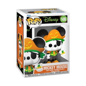 Scare up some fun with Pop! Mickey Mouse! This iconic member of the Fab Five has donned a swashbuckling pirate costume and is ready for a night of frightful merriment in your Disney collection! Vinyl figure is approximately 3.85-inches tall.