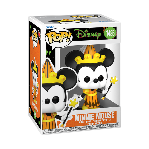 Scare up some fun with Pop! Minnie Mouse! This iconic member of the Fab Five has donned a enchanting princess costume and is ready for a night of frightful merriment in your Disney collection! Vinyl figure is approximately 4.3-inches tall.