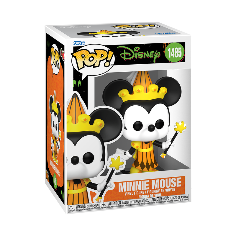 Scare up some fun with Pop! Minnie Mouse! This iconic member of the Fab Five has donned a enchanting princess costume and is ready for a night of frightful merriment in your Disney collection! Vinyl figure is approximately 4.3-inches tall.