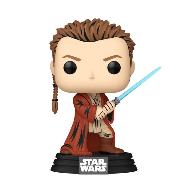 The galaxy is on the brink of turmoil! This exclusive Pop! Obi-Wan Kenobi™ (Retro) is looking to maintain peace under the tutelage of Master Qui-Gon Jinn™ in your collection! Celebrate the 25th Anniversary of Star Wars: The Phantom Menace™ by welcoming this Padawan™ to your Jedi™ lineup! Vinyl bobblehead is approximately 4.05-inches tall.