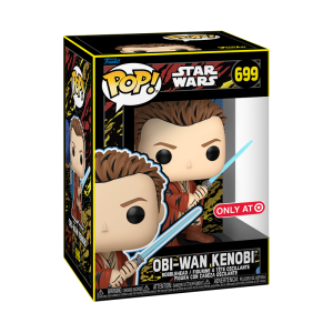 The galaxy is on the brink of turmoil! This exclusive Pop! Obi-Wan Kenobi™ (Retro) is looking to maintain peace under the tutelage of Master Qui-Gon Jinn™ in your collection! Celebrate the 25th Anniversary of Star Wars: The Phantom Menace™ by welcoming this Padawan™ to your Jedi™ lineup! Vinyl bobblehead is approximately 4.05-inches tall.