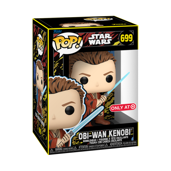 The galaxy is on the brink of turmoil! This exclusive Pop! Obi-Wan Kenobi™ (Retro) is looking to maintain peace under the tutelage of Master Qui-Gon Jinn™ in your collection! Celebrate the 25th Anniversary of Star Wars: The Phantom Menace™ by welcoming this Padawan™ to your Jedi™ lineup! Vinyl bobblehead is approximately 4.05-inches tall.