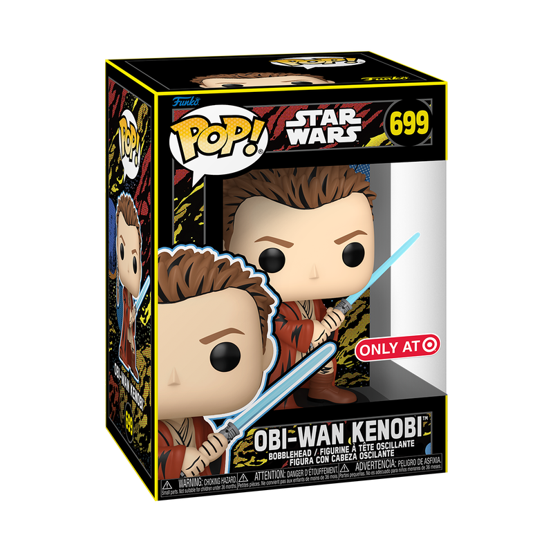 The galaxy is on the brink of turmoil! This exclusive Pop! Obi-Wan Kenobi™ (Retro) is looking to maintain peace under the tutelage of Master Qui-Gon Jinn™ in your collection! Celebrate the 25th Anniversary of Star Wars: The Phantom Menace™ by welcoming this Padawan™ to your Jedi™ lineup! Vinyl bobblehead is approximately 4.05-inches tall.