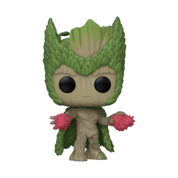 Embrace your inner super hero and celebrate Marvel's We Are Groot: 85th Anniversary with Pop! Groot as Scarlet Witch! Let your Marvel collection grow when you welcome this adorable hero to your team! Vinyl bobblehead is approximately 3.3-inches tall.