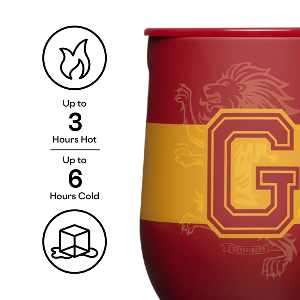 Whether you're House Ravenclaw, Hufflepuff, Gryffindor, Slytherin or are just trying to catch the coveted Golden Snitch, the all-new Harry Potter x Corkcicle Stemless is the perfect choice for every Wizarding World fan. *Hedwig beak is detachable, it will arrive packaged inside of Stemless. Care instructions: Dishwasher Safe