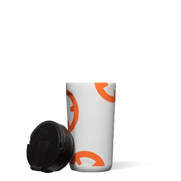 Star Wars™ fans can now pay homage to their favorite characters with Corkcicle's high performance drinkware collection- including our fan-favorite 12oz kids cup. Will you show your support for the Rebel Alliance or join the Galactic Empire? The choice is yours. Features: Triple insulated stainless steel | Stay-put silicone bottom | Signature flat sides | Drink-through straw tip | Folding metal handle Care instructions: Dishwasher Safe