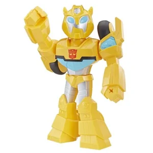 The Transformers Mega Mighties 12-Inch Bumblebee Action Figure is big and tons of fun! This plastic figure has big detail and is ready to save the day for you and your robot friends. Figure does not transform.