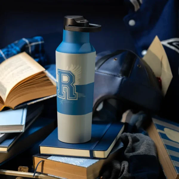 Whether you're House Ravenclaw, Hufflepuff, Gryffindor, or Slytherin, the Harry Potter x Corkcicle Sport Canteen is the perfect choice for every Wizarding World fan. Attributes: Dishwasher Safe, Cup-Holder Friendly, Best For Cold Drinks Features: Triple insulated | Wide mouth for ice cubes | Loop on cap | Quick Sip Cap | Marauder's Map features glow-in-the-dark footprints Care instructions: Dishwasher Safe