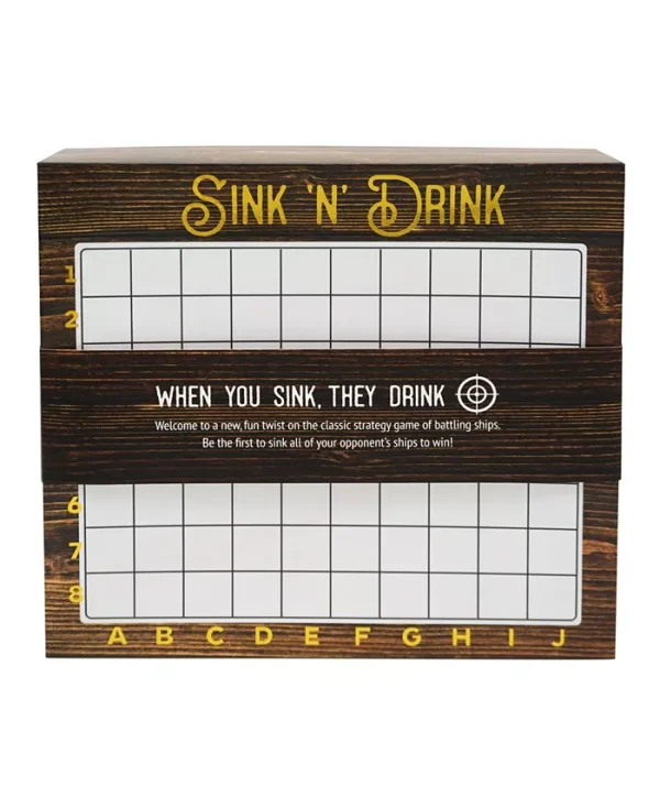 Spark your inner child, and get ready for a competitive night with this new twist on the classic battleship game. Try to sink your competitor while enjoying your favorite beverage.