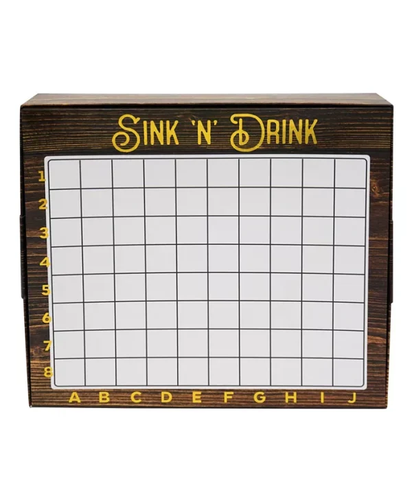 Spark your inner child, and get ready for a competitive night with this new twist on the classic battleship game. Try to sink your competitor while enjoying your favorite beverage.