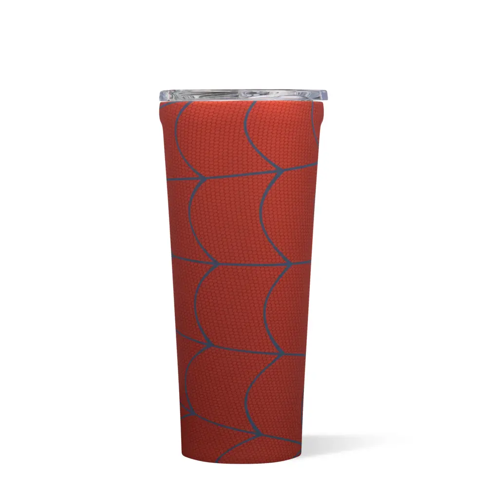 Make every day refreshing with Marvel Tumbler, aka the coolest cup ever. Crafted from stainless steel with proprietary triple insulation, it keeps contents cold and refreshing for 9+ hours and hot for 3. Stays cold even longer with drinks containing ice. Plus, it comes with a sliding, shatterproof lid. Attributes: Cup-Holder Friendly Features: Cool for 9+ hours, hot for 3 | Triple insulated | Sliding, shatter-proof lid | Stay-put silicone bottom | Easy-grip, flat sides | Stainless steel Care instructions: Handwash Only