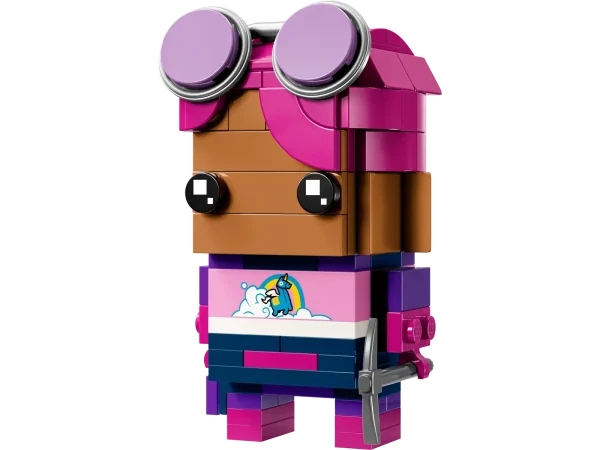 Thrill gamers with this awesome LEGO® Fortnite® BrickHeadz™ Brite Bomber (40728) building set for fans aged 10 and over. Inspired by the LEGO Fortnite video game, it lets kids build a BrickHeadz version of an iconic video game figure. A cool gift for Fortnite fans, the buildable Brite Bomber figure is instantly recognisable thanks to her pink hair and trademark sunglasses. The set also features a baseplate, so fans can continue the fun by displaying their creations proudly once complete. Video game figure – Bring the Fortnite fun into the real world with this LEGO® Fortnite® BrickHeadz™ Brite Bomber building set for gamers aged 10 and over Instantly recognisable – Based on the iconic Brite Bomber from Fortnite, the buildable figure has pink hair and sunglasses and comes with a pickaxe accessory Play and display – Kids can use the Fortnite toy to recreate video game adventures before displaying it in their bedrooms or gaming rooms Gift idea for kids – The buildable Brite Bomber figure makes a gift for young gamers and LEGO® Fortnite® fans of all ages Discover LEGO® Fortnite® – Unlock new levels of creativity with our collection of LEGO Fortnite building sets (sold separately) and bring the gaming adventure into the real world Dimensions – The Brite Bomber in this 151-piece set stands over 8 cm (3 in.) tall