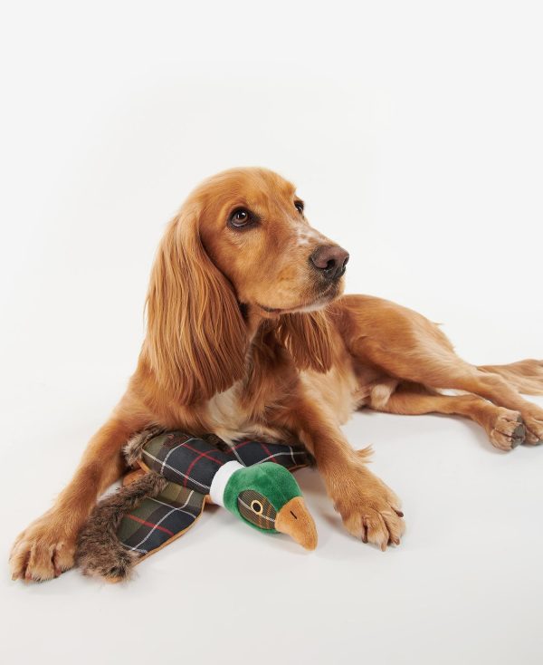 Made from a mix of classic Barbour fabrics, the Barbour Pheasant dog toy is a durable design that's perfect for treating your beloved canine companion to. They'll love the squeaker feature.