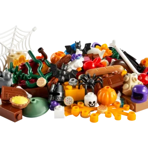 The LEGO® Halloween Fun VIP Add-On Pack 40608 is a spooky, festive set designed to enhance your Halloween-themed LEGO creations. This add-on pack includes a variety of Halloween-inspired elements such as pumpkins, skeletons, bats, spiders, and other creepy accessories to bring a fun, haunted vibe to your builds. Perfect for creating mini Halloween scenes or adding a seasonal touch to existing LEGO sets, this limited-edition VIP pack is a great addition for collectors and LEGO enthusiasts looking to celebrate the holiday with some creative flair.