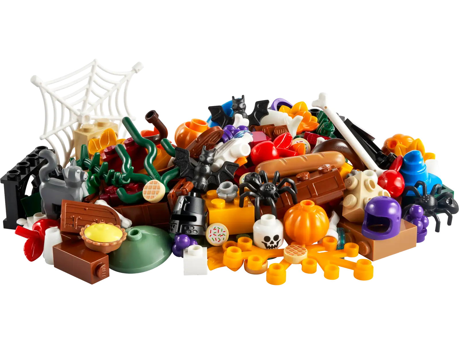 The LEGO® Halloween Fun VIP Add-On Pack 40608 is a spooky, festive set designed to enhance your Halloween-themed LEGO creations. This add-on pack includes a variety of Halloween-inspired elements such as pumpkins, skeletons, bats, spiders, and other creepy accessories to bring a fun, haunted vibe to your builds. Perfect for creating mini Halloween scenes or adding a seasonal touch to existing LEGO sets, this limited-edition VIP pack is a great addition for collectors and LEGO enthusiasts looking to celebrate the holiday with some creative flair.