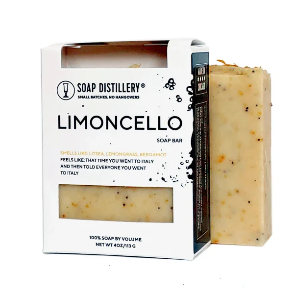 A Limoncello Soap Bar is a refreshing and invigorating soap inspired by the vibrant, citrusy scent of Italian limoncello. This soap typically features natural ingredients like olive oil, shea butter, or coconut oil, combined with the zesty fragrance of lemons to create a luxurious cleansing experience. Its bright, uplifting scent brings a touch of the Mediterranean to your bath routine, leaving your skin feeling clean, moisturized, and lightly scented. Perfect for those who enjoy a fresh, citrusy fragrance, the Limoncello Soap Bar is an excellent choice for a revitalizing and energizing skincare treat.