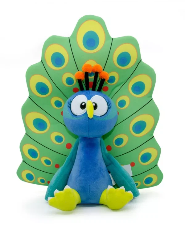 Practically speaking, it's VeeFriends practical peacock – now, as an exclusive, super soft plush. Uniquely defining what's practical – it's time to hang out together and strut your stuff.