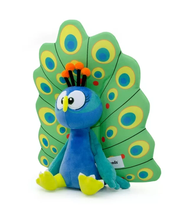 Practically speaking, it's VeeFriends practical peacock – now, as an exclusive, super soft plush. Uniquely defining what's practical – it's time to hang out together and strut your stuff.