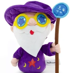 The VeeFriends "Willful Wizard" Plush is a soft, collectible stuffed toy inspired by the Willful Wizard character from Gary Vaynerchuk's VeeFriends universe. This plush version of the character brings the magical and determined essence of the Willful Wizard to life in a tangible, huggable form. Perfect for fans of the VeeFriends collection, the plush is designed with thoughtful details, capturing the wizard's iconic look and personality. It's a great way to enjoy the inspiring message of willpower and persistence that the Willful Wizard represents, whether as a unique collectible or a comforting companion.