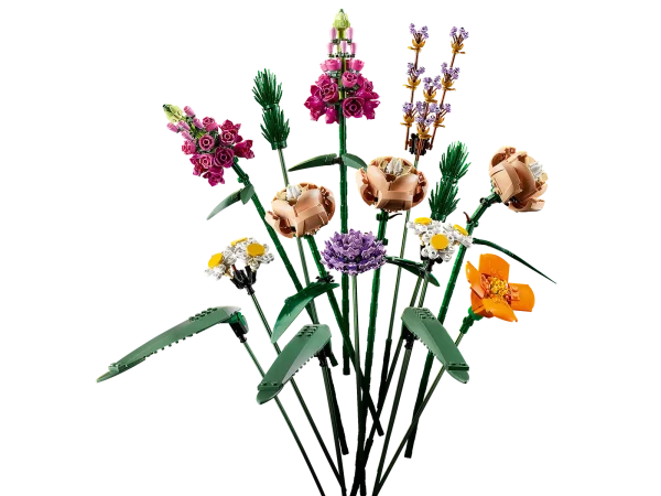 Giving and receiving beautiful flowers is such a joy. If you’re looking for a flower gift with a difference, the LEGO® Flower Bouquet (10280) is an inspired choice. Whether you’re treating a loved one, or are looking for your next creative project, this flower bouquet model building kit lets you relax, unplug and create something wonderful. When complete, the impressive flower display brings a touch of fun and color to any room. The adjustable stems make it easy to tailor the arrangement for any vase or container. Style flowers like a pro Each detail of the bouquet is made from LEGO components – all customizable to create a unique display. Most of the flowers have petals that are positionable so you can have fun designing different arrangements. Take the stems apart and recombine to adjust the height and shape of your flowers. Part of the LEGO Botanical Collection for adults, this set includes several elements made from a plant-based plastic, produced using sustainably sourced sugarcane. The LEGO® Flower Bouquet (10280) building kit makes a unique gift or mindful project, creating a beautiful flower display model made entirely from LEGO pieces. Please note, a vase is not included. This flower bouquet delivers a vibrant display of colors and interesting shapes, inspired by real flowers such as roses, snapdragons, poppies, asters, daisies and grasses. Let your imagination bloom with customizable elements. Position the petals and leaves, then change the lengths of the stems to create wonderful arrangements for the home. Looking for the best gifts for birthdays, anniversaries or special occasions? The LEGO® Flower Bouquet set makes a special and unusual gift for friends, loved ones, or yourself, at any time of year. The stems come in a variety of lengths. As a guide, the ‘snapdragon’, with its straight stem, measures over 14 in. (36 cm) high. As the first ever LEGO® Flower Bouquet, this set includes a host of new colors and shapes that adult LEGO fans will love. The flowers are created from over 17 unusual LEGO® elements with realistic petal shapes and colors, to create an unexpected display that is sure to make people look twice. The LEGO® Flower Bouquet is part of the LEGO Botanical Collection. This revolutionary collection uses several elements made from a plant-based plastic, produced using sustainably sourced sugarcane. LEGO® components meet stringent industry standards to ensure they are consistent, compatible and connect and pull apart easily every time – it’s been that way since 1958. LEGO® components are dropped, heated, crushed, twisted and analyzed to make sure they meet strict global safety standards.