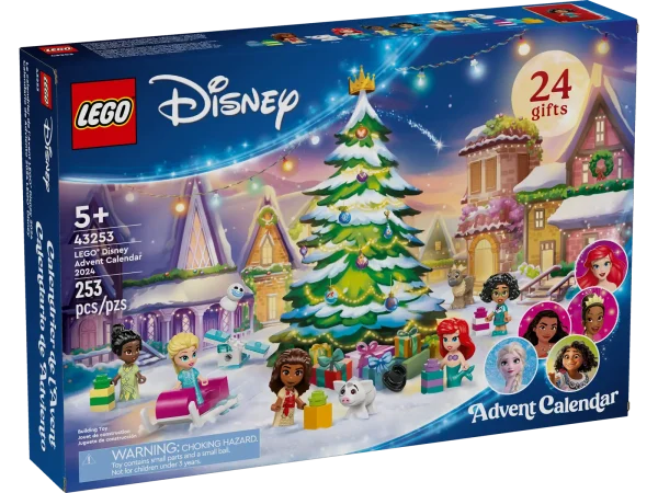 The LEGO® | Disney Advent Calendar 2024 (Set 43253) is a festive, fun-filled set that brings holiday magic to LEGO fans and Disney enthusiasts alike. Behind each of the 24 doors, you'll discover a surprise mini-build, Disney character, or accessory, creating a magical countdown to Christmas. Featuring beloved Disney characters, the calendar provides engaging play and imaginative storytelling opportunities each day. Perfect for Disney and LEGO lovers, this advent calendar adds excitement to the season, allowing builders to create a Disney-themed holiday scene that can be enjoyed long after the season ends.