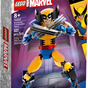 Fully jointed and standing over 9 in. (22 cm) tall, the authentically detailed LEGO® Marvel Wolverine Construction Figure (76257) puts endless imaginative adventures into the hands of young Super Heroes aged 8 and up. Iconic Marvel movie character This collectible X-Men character is fun for young Marvel fans to build, play with and display. The figure’s movable shoulder, arm, hip and leg joints let kids create cool action poses as they take on exciting missions. Authentically detailed and featuring Wolverine’s famous 3 extended claws on each hand, this portable play figure lets kids take the Marvel movie action wherever they go. For added digital fun, builders can zoom in, rotate sets in 3D and track their progress using the fun, intuitive LEGO Builder app. A set for Wolverine fans – This fully jointed LEGO® Marvel Wolverine Construction Figure (76257) puts endless imaginative adventures into the hands of young Super Heroes Iconic Super Hero – The 327-piece Wolverine figure features movie-accurate details, including extended claws and movable shoulder, arm, hip and leg joints Easy to position and pose – Kids adjust the figure to recreate Wolverine’s action poses as they play out missions from the Marvel movies and endless adventures of their own Gift for kids – Give this hands-on play figure to a young Super Hero aged 8 and up as a birthday, holiday or just-because treat Portable play – Standing over 9 in. (22 cm) tall, this versatile figure lets kids take their adventures with them wherever they go Intuitive building instructions – Kids can download the LEGO® Builder app for an immersive building experience, with digital tools to zoom in and rotate models in 3D, save sets and track progress Expand the Super Hero fun – There are more LEGO® Marvel construction figures in the series to collect, including the Captain America (76258), Spider-Man (76226) and Venom (76230) sets Quality guaranteed – LEGO® components meet stringent industry quality standards to ensure they are consistent, compatible and easy to build with Safety assured – LEGO® bricks and pieces are dropped, heated, crushed, twisted and analyzed to make sure they satisfy rigorous global safety standards