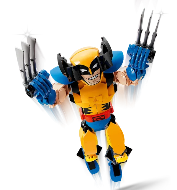 Fully jointed and standing over 9 in. (22 cm) tall, the authentically detailed LEGO® Marvel Wolverine Construction Figure (76257) puts endless imaginative adventures into the hands of young Super Heroes aged 8 and up. Iconic Marvel movie character This collectible X-Men character is fun for young Marvel fans to build, play with and display. The figure’s movable shoulder, arm, hip and leg joints let kids create cool action poses as they take on exciting missions. Authentically detailed and featuring Wolverine’s famous 3 extended claws on each hand, this portable play figure lets kids take the Marvel movie action wherever they go. For added digital fun, builders can zoom in, rotate sets in 3D and track their progress using the fun, intuitive LEGO Builder app. A set for Wolverine fans – This fully jointed LEGO® Marvel Wolverine Construction Figure (76257) puts endless imaginative adventures into the hands of young Super Heroes Iconic Super Hero – The 327-piece Wolverine figure features movie-accurate details, including extended claws and movable shoulder, arm, hip and leg joints Easy to position and pose – Kids adjust the figure to recreate Wolverine’s action poses as they play out missions from the Marvel movies and endless adventures of their own Gift for kids – Give this hands-on play figure to a young Super Hero aged 8 and up as a birthday, holiday or just-because treat Portable play – Standing over 9 in. (22 cm) tall, this versatile figure lets kids take their adventures with them wherever they go Intuitive building instructions – Kids can download the LEGO® Builder app for an immersive building experience, with digital tools to zoom in and rotate models in 3D, save sets and track progress Expand the Super Hero fun – There are more LEGO® Marvel construction figures in the series to collect, including the Captain America (76258), Spider-Man (76226) and Venom (76230) sets Quality guaranteed – LEGO® components meet stringent industry quality standards to ensure they are consistent, compatible and easy to build with Safety assured – LEGO® bricks and pieces are dropped, heated, crushed, twisted and analyzed to make sure they satisfy rigorous global safety standards