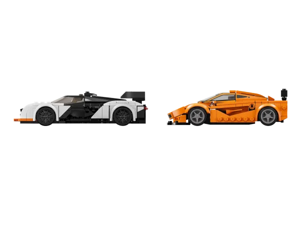 For the first time ever, race fans and kids aged 9 and up can collect a double pack of buildable McLaren hypercars with the LEGO® Speed Champions McLaren Solus GT and McLaren F1 LM (76918) building set. The iconic F1 LM model from the 1990s and the latest Solus GT are now ready for kids to build, display and role-play races. Build your own McLaren The buildable versions of the 2 McLaren supercar toys include authentic details from the real-life versions: the limited-edition F1 LM comes in its distinctive papaya orange color with a central driving seat and cooling ducts on both sides, while the Solus GT also has a central driving seat and features a rear wing. The set also comes with 2 driver minifigures for kids to place behind the wheel of each car and stage exhilarating races between them. A fun digital experience for LEGO fans Let the LEGO Builder app guide you and your child on an easy and intuitive building adventure. Zoom in and rotate models in 3D, save sets and track your progress. 2 McLaren buildable vehicles – LEGO® Speed Champions McLaren Solus GT and F1 LM (76918) building set for kids aged 9+ and passionate vehicle fans to collect, build and display 2 minifigures – The car toys each come with a driver minifigure for kids and vehicle fans to place behind the wheel of each car and stage exciting races between them Realistic details – The buildable models include details from the real-life versions: the F1 LM is in its distinctive papaya orange color and the Solus GT features prominent wheel arches and a cockpit Play-and-display McLaren models – Kids can enjoy a rewarding build with the classic F1 LM and modern Solus GT replica models before proudly displaying them or using them for racing fun LEGO® gift – Give this premium 581-piece Speed Champions model kit as a birthday present or holiday gift to kids aged 9+ or passionate car fans Portable size – The McLaren F1 LM measures over 1.5 in. (4 cm) high, 5.5 in. (15 cm) long and 2.5 in. (7 cm) wide so kids can show it off at home or take it on the go A new way to build – Let the LEGO® Builder app guide you on an intuitive building adventure. Save sets, track your progress and zoom in and rotate models in 3D to get the full picture while you build More high-speed action – Look out for other LEGO® Speed Champions models, including Ferrari 812 Competizione (76914), Pagani Utopia (76915) and Porsche 963 (76916) Premium quality – For more than 6 decades, LEGO® bricks have been madeto ensure they pull apart consistently every time Safety assurance – LEGO® building bricks meet stringent global safety standards