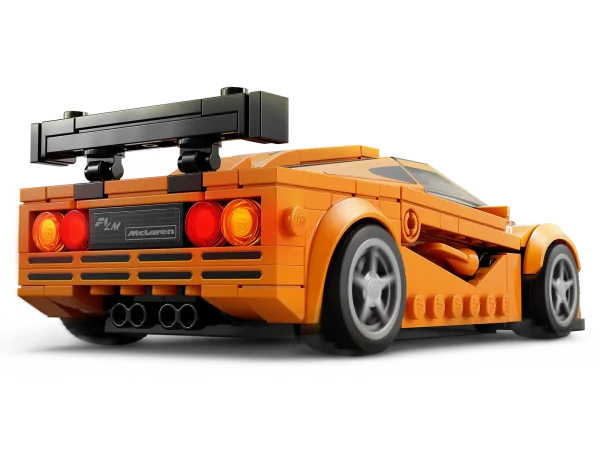 For the first time ever, race fans and kids aged 9 and up can collect a double pack of buildable McLaren hypercars with the LEGO® Speed Champions McLaren Solus GT and McLaren F1 LM (76918) building set. The iconic F1 LM model from the 1990s and the latest Solus GT are now ready for kids to build, display and role-play races. Build your own McLaren The buildable versions of the 2 McLaren supercar toys include authentic details from the real-life versions: the limited-edition F1 LM comes in its distinctive papaya orange color with a central driving seat and cooling ducts on both sides, while the Solus GT also has a central driving seat and features a rear wing. The set also comes with 2 driver minifigures for kids to place behind the wheel of each car and stage exhilarating races between them. A fun digital experience for LEGO fans Let the LEGO Builder app guide you and your child on an easy and intuitive building adventure. Zoom in and rotate models in 3D, save sets and track your progress. 2 McLaren buildable vehicles – LEGO® Speed Champions McLaren Solus GT and F1 LM (76918) building set for kids aged 9+ and passionate vehicle fans to collect, build and display 2 minifigures – The car toys each come with a driver minifigure for kids and vehicle fans to place behind the wheel of each car and stage exciting races between them Realistic details – The buildable models include details from the real-life versions: the F1 LM is in its distinctive papaya orange color and the Solus GT features prominent wheel arches and a cockpit Play-and-display McLaren models – Kids can enjoy a rewarding build with the classic F1 LM and modern Solus GT replica models before proudly displaying them or using them for racing fun LEGO® gift – Give this premium 581-piece Speed Champions model kit as a birthday present or holiday gift to kids aged 9+ or passionate car fans Portable size – The McLaren F1 LM measures over 1.5 in. (4 cm) high, 5.5 in. (15 cm) long and 2.5 in. (7 cm) wide so kids can show it off at home or take it on the go A new way to build – Let the LEGO® Builder app guide you on an intuitive building adventure. Save sets, track your progress and zoom in and rotate models in 3D to get the full picture while you build More high-speed action – Look out for other LEGO® Speed Champions models, including Ferrari 812 Competizione (76914), Pagani Utopia (76915) and Porsche 963 (76916) Premium quality – For more than 6 decades, LEGO® bricks have been madeto ensure they pull apart consistently every time Safety assurance – LEGO® building bricks meet stringent global safety standards