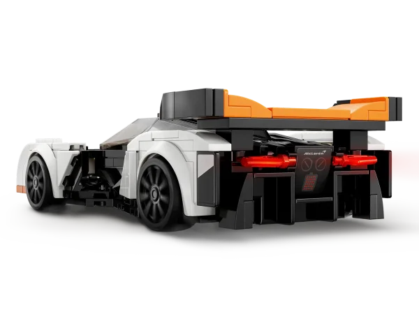 For the first time ever, race fans and kids aged 9 and up can collect a double pack of buildable McLaren hypercars with the LEGO® Speed Champions McLaren Solus GT and McLaren F1 LM (76918) building set. The iconic F1 LM model from the 1990s and the latest Solus GT are now ready for kids to build, display and role-play races. Build your own McLaren The buildable versions of the 2 McLaren supercar toys include authentic details from the real-life versions: the limited-edition F1 LM comes in its distinctive papaya orange color with a central driving seat and cooling ducts on both sides, while the Solus GT also has a central driving seat and features a rear wing. The set also comes with 2 driver minifigures for kids to place behind the wheel of each car and stage exhilarating races between them. A fun digital experience for LEGO fans Let the LEGO Builder app guide you and your child on an easy and intuitive building adventure. Zoom in and rotate models in 3D, save sets and track your progress. 2 McLaren buildable vehicles – LEGO® Speed Champions McLaren Solus GT and F1 LM (76918) building set for kids aged 9+ and passionate vehicle fans to collect, build and display 2 minifigures – The car toys each come with a driver minifigure for kids and vehicle fans to place behind the wheel of each car and stage exciting races between them Realistic details – The buildable models include details from the real-life versions: the F1 LM is in its distinctive papaya orange color and the Solus GT features prominent wheel arches and a cockpit Play-and-display McLaren models – Kids can enjoy a rewarding build with the classic F1 LM and modern Solus GT replica models before proudly displaying them or using them for racing fun LEGO® gift – Give this premium 581-piece Speed Champions model kit as a birthday present or holiday gift to kids aged 9+ or passionate car fans Portable size – The McLaren F1 LM measures over 1.5 in. (4 cm) high, 5.5 in. (15 cm) long and 2.5 in. (7 cm) wide so kids can show it off at home or take it on the go A new way to build – Let the LEGO® Builder app guide you on an intuitive building adventure. Save sets, track your progress and zoom in and rotate models in 3D to get the full picture while you build More high-speed action – Look out for other LEGO® Speed Champions models, including Ferrari 812 Competizione (76914), Pagani Utopia (76915) and Porsche 963 (76916) Premium quality – For more than 6 decades, LEGO® bricks have been madeto ensure they pull apart consistently every time Safety assurance – LEGO® building bricks meet stringent global safety standards