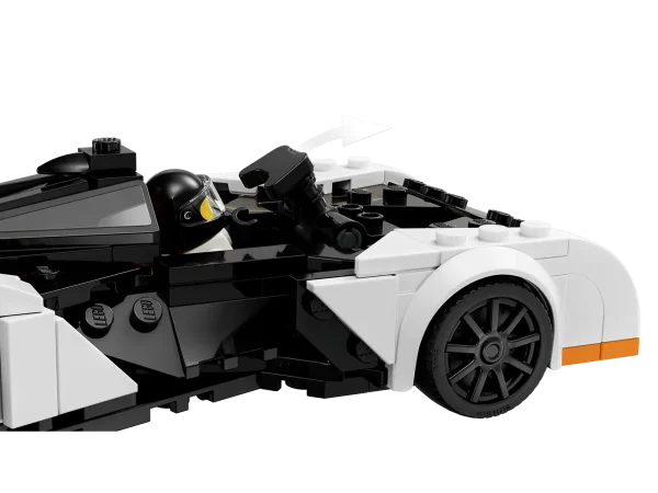 For the first time ever, race fans and kids aged 9 and up can collect a double pack of buildable McLaren hypercars with the LEGO® Speed Champions McLaren Solus GT and McLaren F1 LM (76918) building set. The iconic F1 LM model from the 1990s and the latest Solus GT are now ready for kids to build, display and role-play races. Build your own McLaren The buildable versions of the 2 McLaren supercar toys include authentic details from the real-life versions: the limited-edition F1 LM comes in its distinctive papaya orange color with a central driving seat and cooling ducts on both sides, while the Solus GT also has a central driving seat and features a rear wing. The set also comes with 2 driver minifigures for kids to place behind the wheel of each car and stage exhilarating races between them. A fun digital experience for LEGO fans Let the LEGO Builder app guide you and your child on an easy and intuitive building adventure. Zoom in and rotate models in 3D, save sets and track your progress. 2 McLaren buildable vehicles – LEGO® Speed Champions McLaren Solus GT and F1 LM (76918) building set for kids aged 9+ and passionate vehicle fans to collect, build and display 2 minifigures – The car toys each come with a driver minifigure for kids and vehicle fans to place behind the wheel of each car and stage exciting races between them Realistic details – The buildable models include details from the real-life versions: the F1 LM is in its distinctive papaya orange color and the Solus GT features prominent wheel arches and a cockpit Play-and-display McLaren models – Kids can enjoy a rewarding build with the classic F1 LM and modern Solus GT replica models before proudly displaying them or using them for racing fun LEGO® gift – Give this premium 581-piece Speed Champions model kit as a birthday present or holiday gift to kids aged 9+ or passionate car fans Portable size – The McLaren F1 LM measures over 1.5 in. (4 cm) high, 5.5 in. (15 cm) long and 2.5 in. (7 cm) wide so kids can show it off at home or take it on the go A new way to build – Let the LEGO® Builder app guide you on an intuitive building adventure. Save sets, track your progress and zoom in and rotate models in 3D to get the full picture while you build More high-speed action – Look out for other LEGO® Speed Champions models, including Ferrari 812 Competizione (76914), Pagani Utopia (76915) and Porsche 963 (76916) Premium quality – For more than 6 decades, LEGO® bricks have been madeto ensure they pull apart consistently every time Safety assurance – LEGO® building bricks meet stringent global safety standards