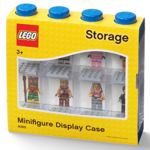 Put your LEGO minifigures on display while storing them safely in this LEGO Minifigure Display with space for 8 minifigures. Place the minifigures on the LEGO plates and close the transparant doors for safe storage. The display cases can be stacked into a costumized storage / sorting system. They can either stand on a desk or be mounted on the wall for a visible display of your LEGO Minifigures.