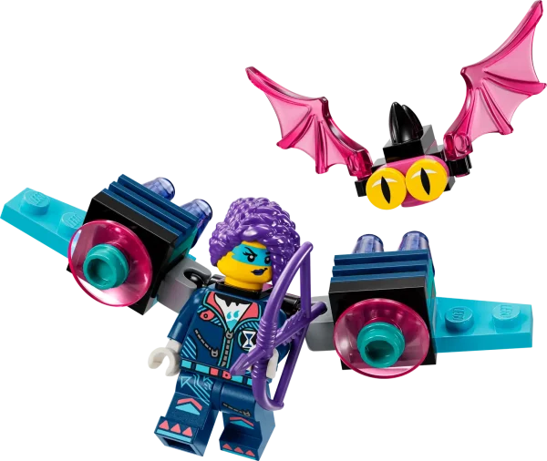 Let imaginations fly high with LEGO® DREAMZzz™ Zoey’s Dream Jet Pack Booster (30660), which includes a Zoey minifigure with a jet pack, plus a cool nightmare creature.